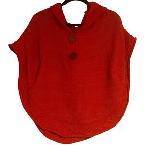 Free People Hooded Poncho